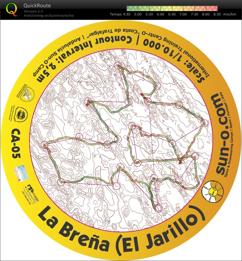 Spaniasamling økt med rundt kart og bare kurver (2011-02-15)