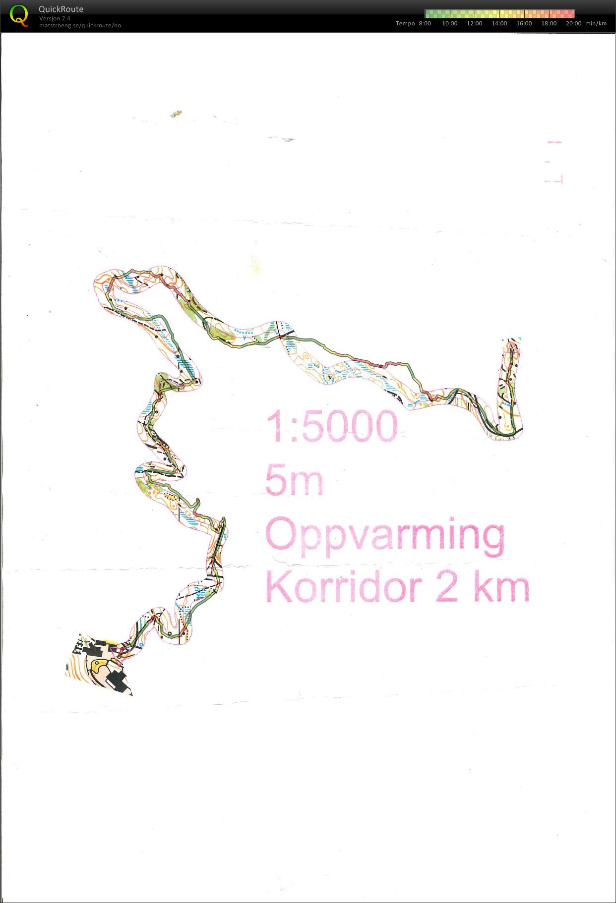 O-korridor Fløyen (18/01/2014)