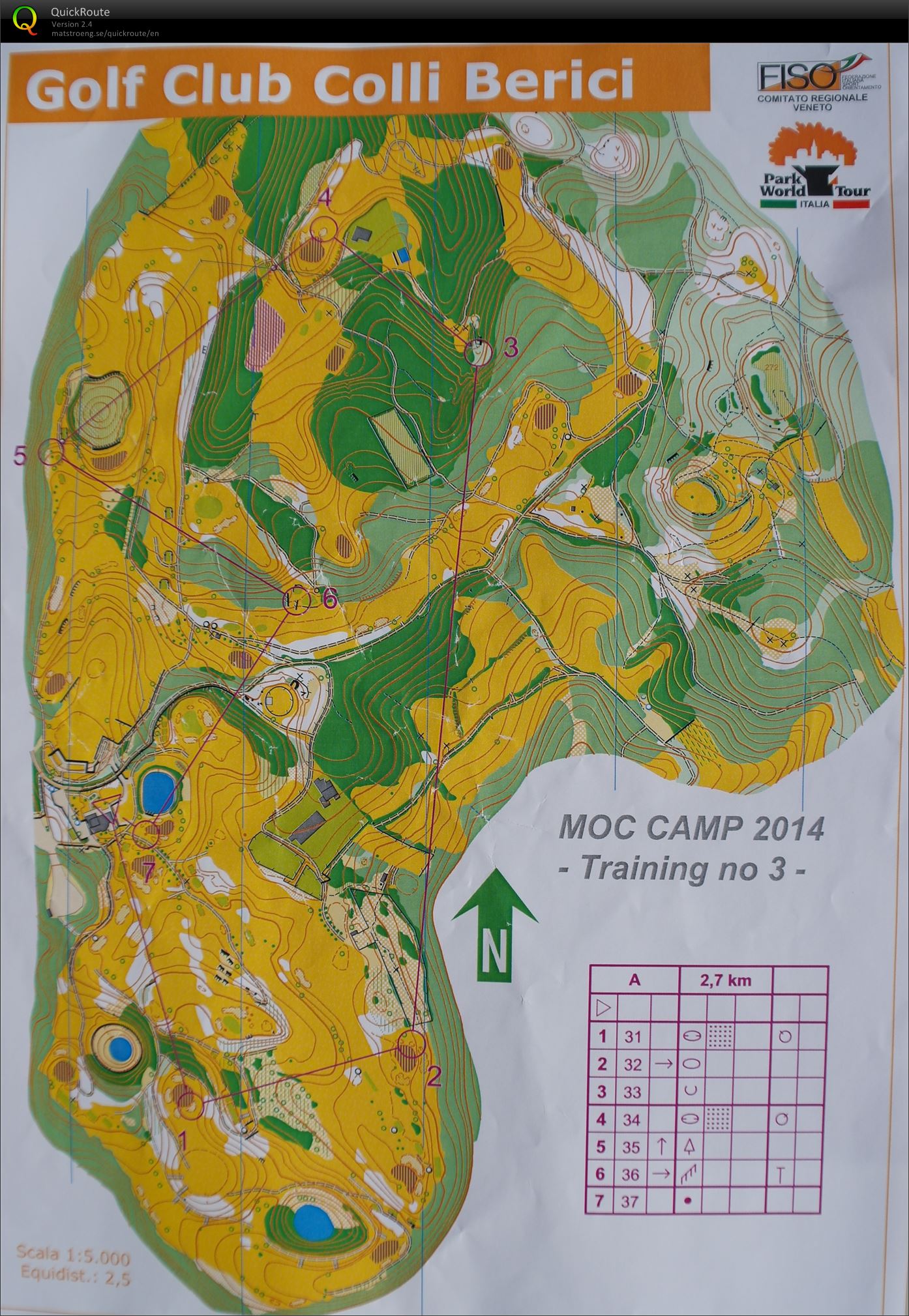 MOC Sprint Camp økt 3 – Golfbane A (11.03.2014)