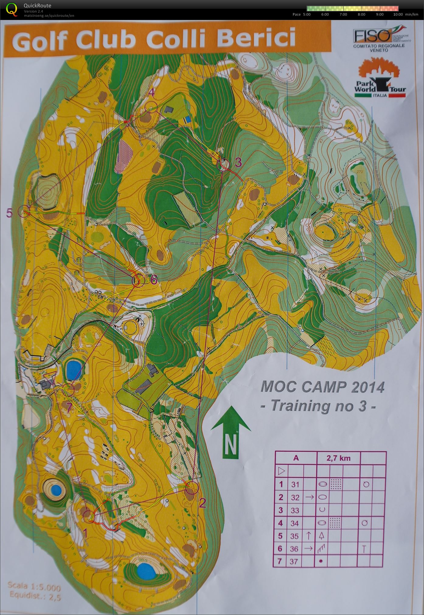 MOC Sprint Camp økt 3 – Golfbane A (2014-03-11)
