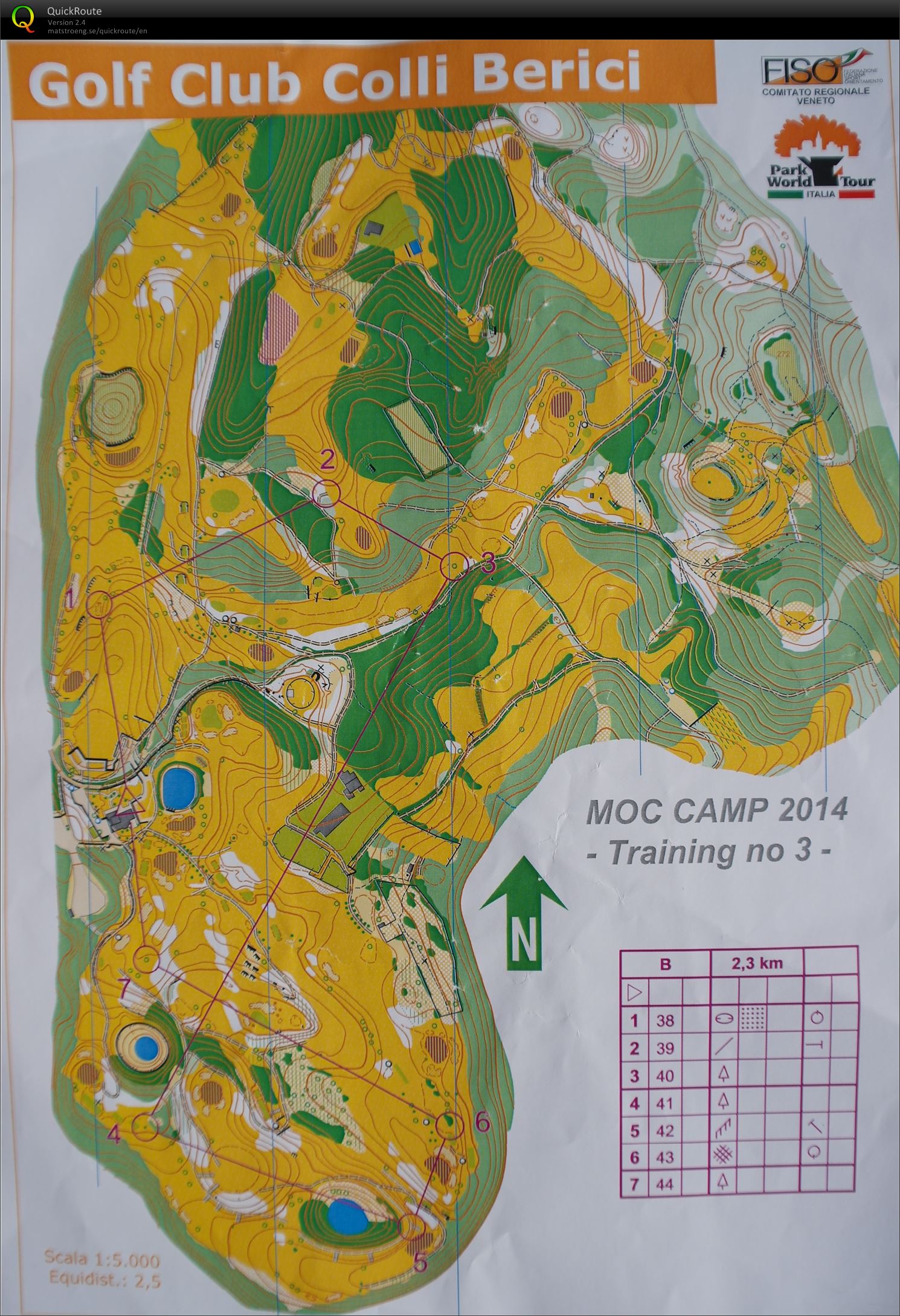 MOC Sprint Camp økt 3 – Golfbane B (2014-03-11)