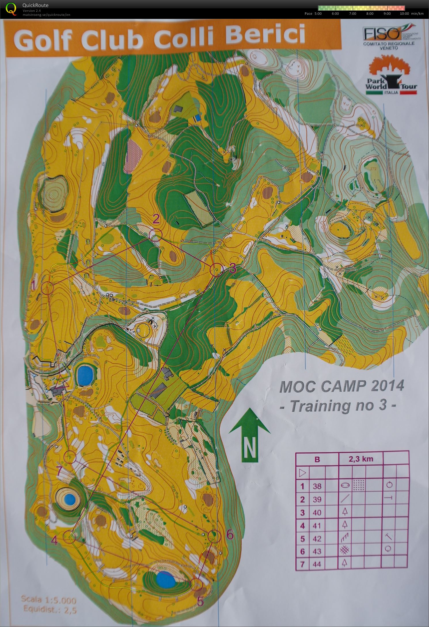 MOC Sprint Camp økt 3 – Golfbane B (11-03-2014)