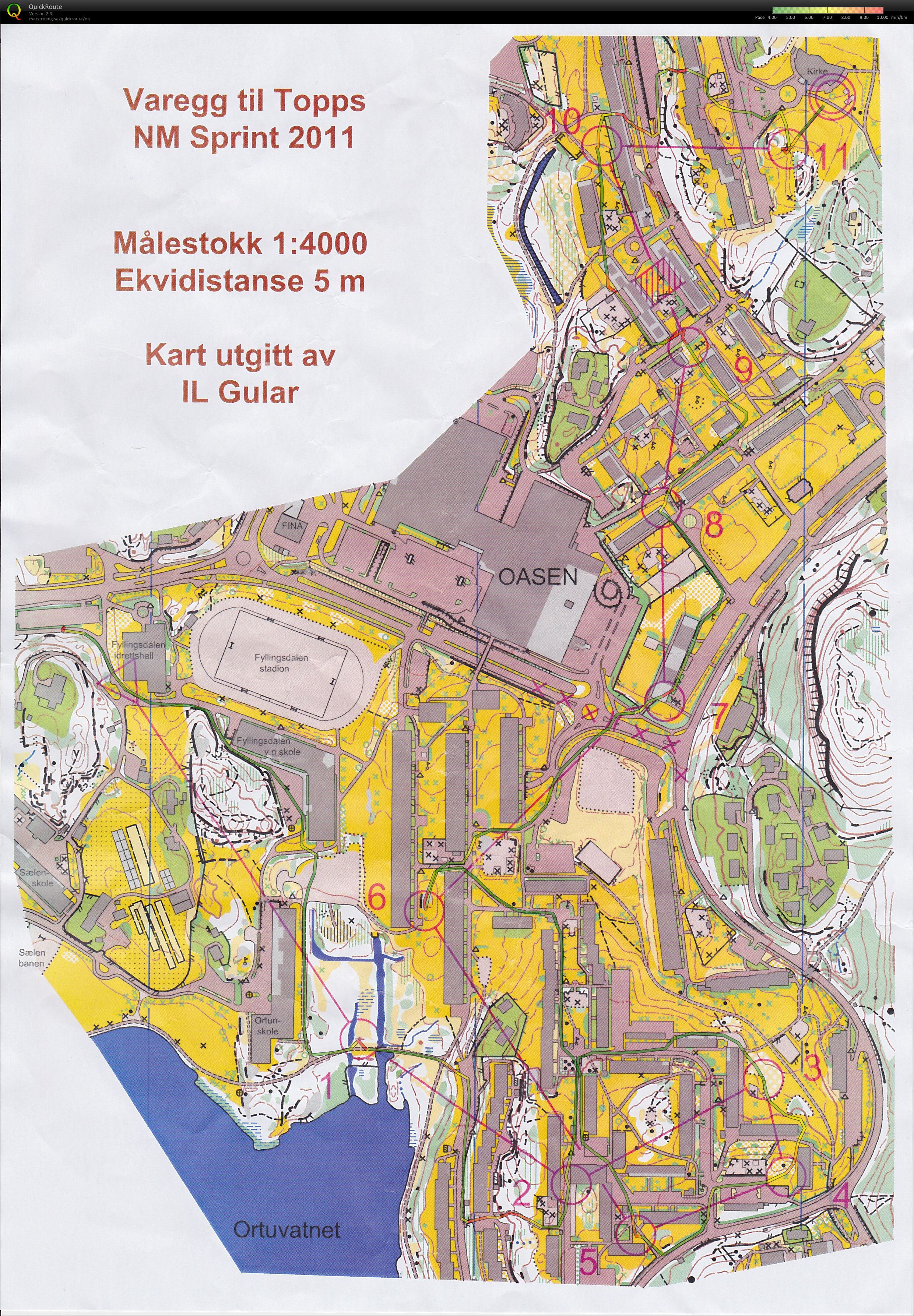 VtT sprint, Fyllingsdalen (2011-05-21)