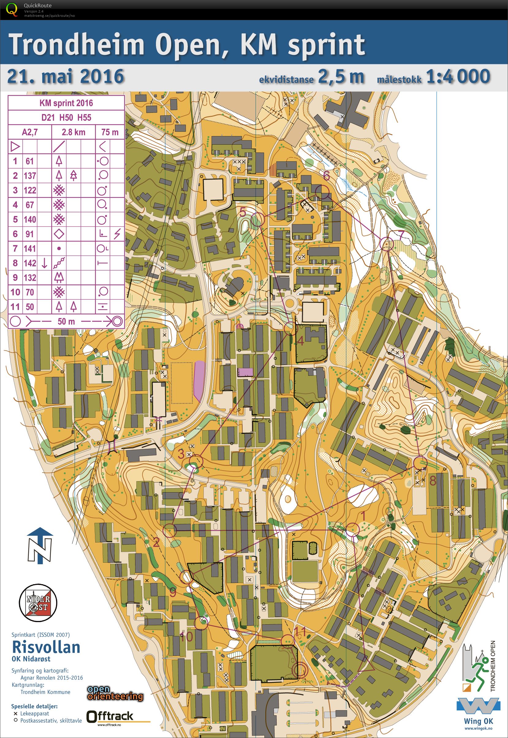 Trondheim Open, KM sprint (21-05-2016)