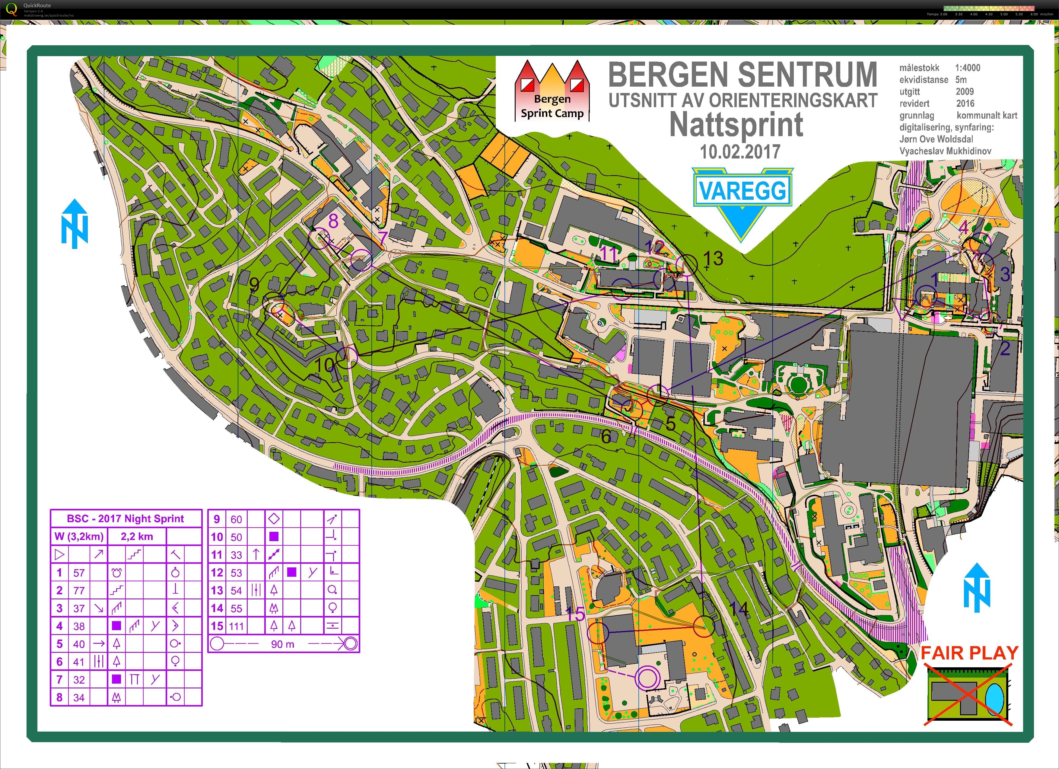 Bergen Sprint Camp Nattsprint (10.02.2017)