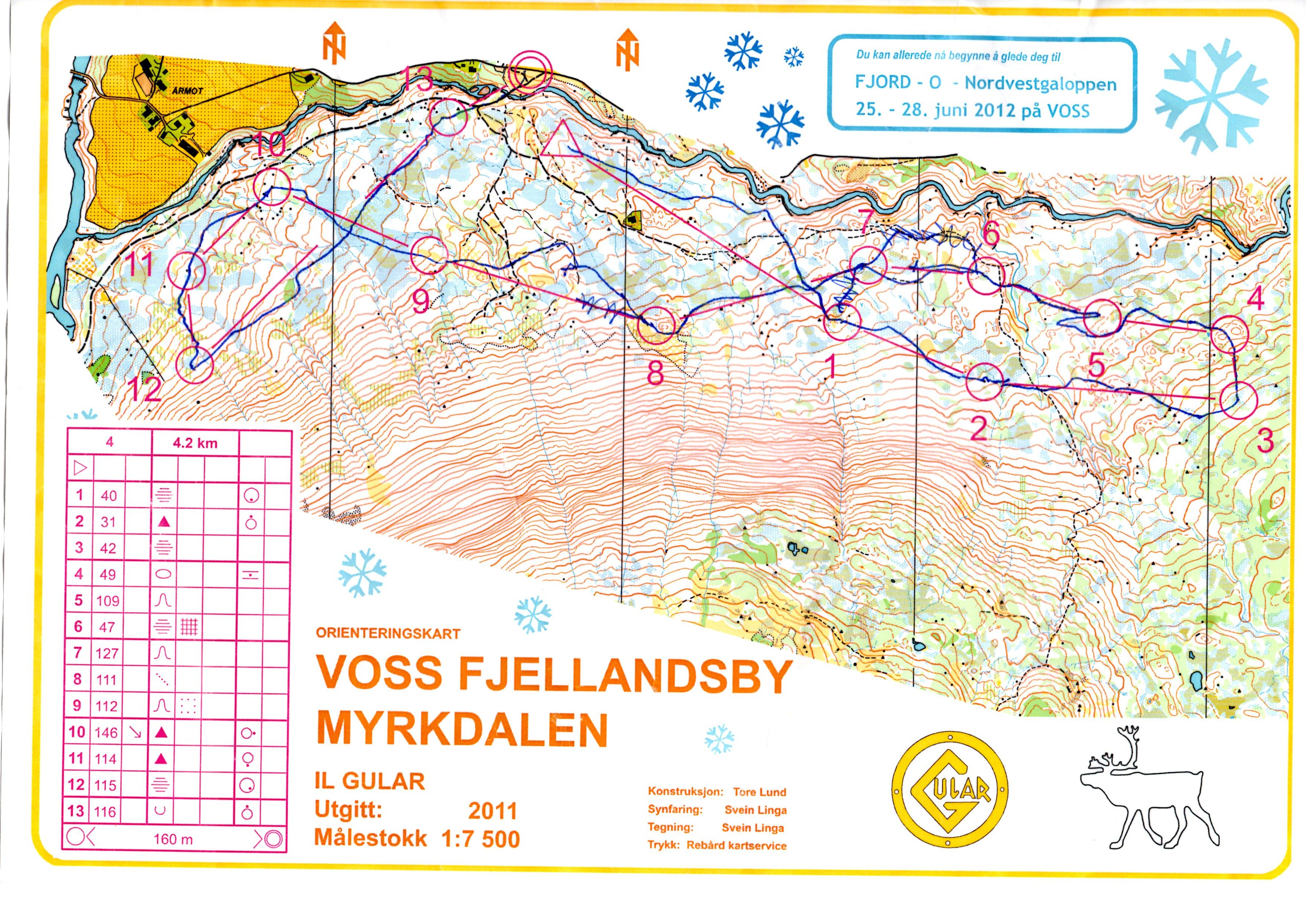 HOK-ranking, Myrkdalen (11-06-2011)