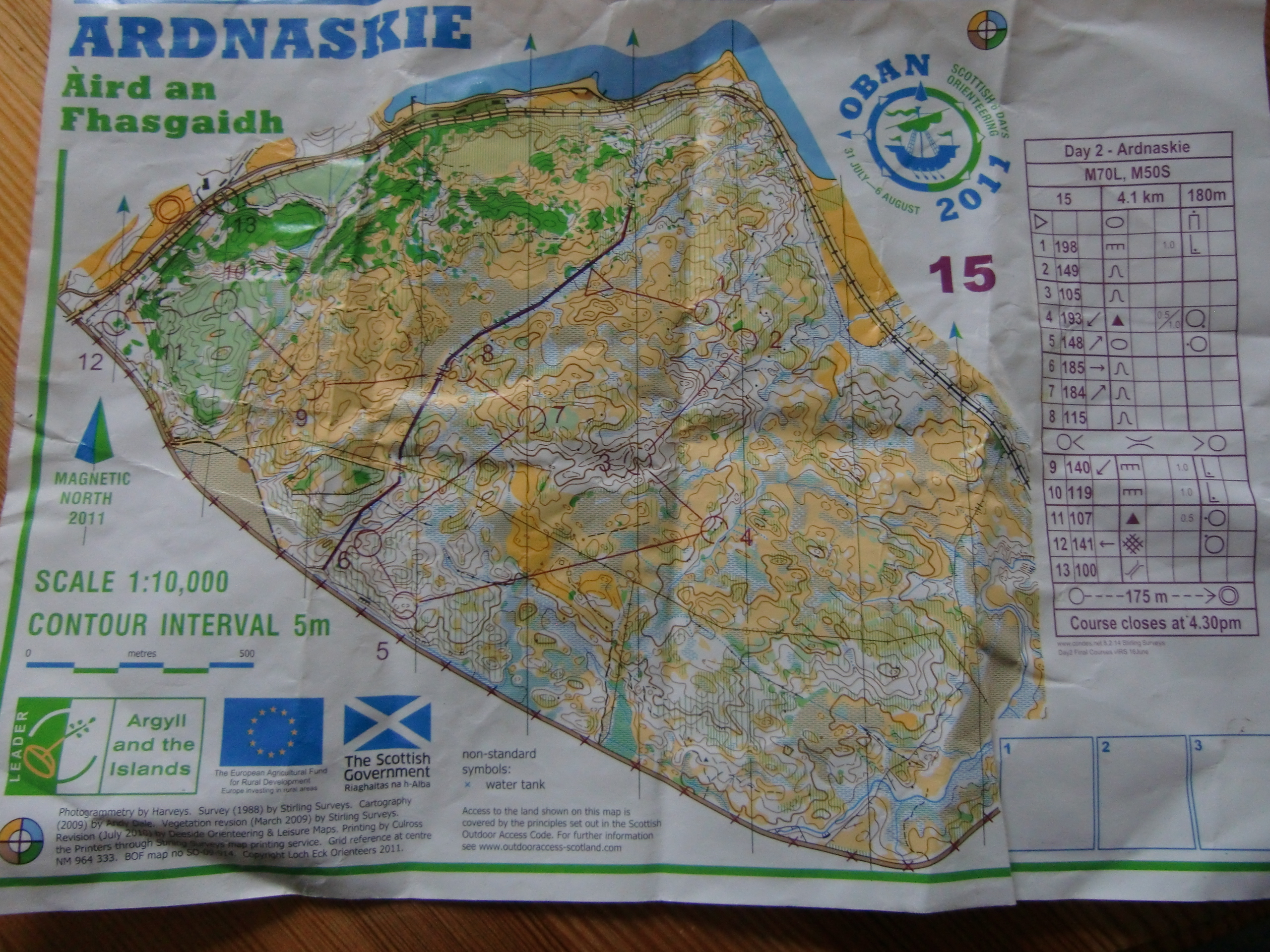 Johs Gjesdal: Skotsk 6-dagers etappe 2 (2011-08-04)