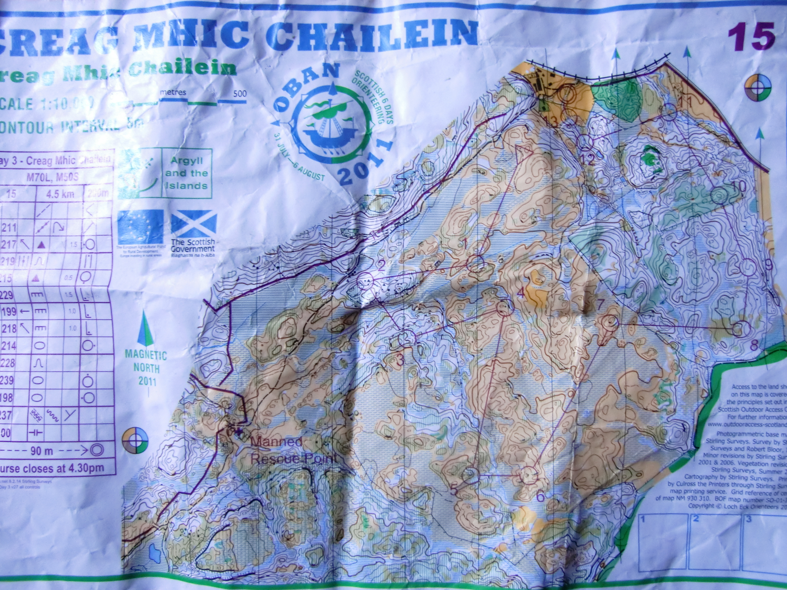 Johs Gjesdal: Skotsk 6-dagers etappe 3 (04.08.2011)